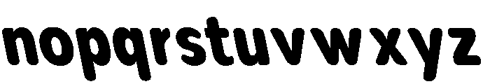 Nsai Pro Rounded Cn XBd Sla Font LOWERCASE