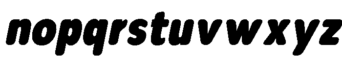 Nsai Pro Rounded Cn XBlk It Font LOWERCASE