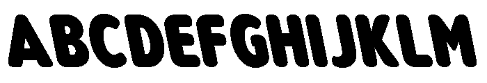 Nsai Pro Rounded Cn XBlk Sla Font UPPERCASE