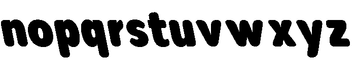 Nsai Pro Rounded Cn XBlk Sla Font LOWERCASE