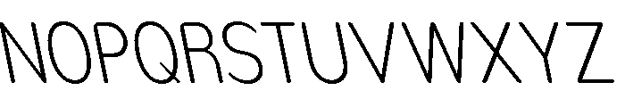 Nsai Pro Rounded Cn XLt Sla Font UPPERCASE