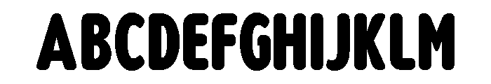 Nsai Pro Rounded Comp Black Font UPPERCASE