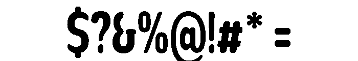Nsai Pro Rounded Comp Bold Font OTHER CHARS