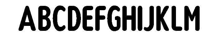 Nsai Pro Rounded Comp Bold Font UPPERCASE