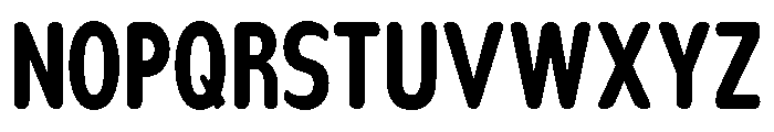 Nsai Pro Rounded Comp Bold Font UPPERCASE