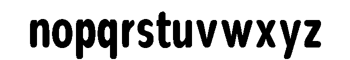Nsai Pro Rounded Comp Bold Font LOWERCASE