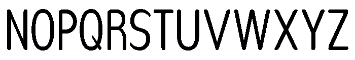 Nsai Pro Rounded Comp Book Font UPPERCASE