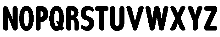 Nsai Pro Rounded Comp ExtBd Font UPPERCASE