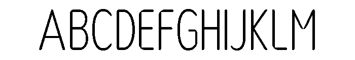 Nsai Pro Rounded Comp ExtLt Font UPPERCASE