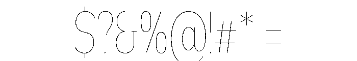 Nsai Pro Rounded Comp Hair Font OTHER CHARS