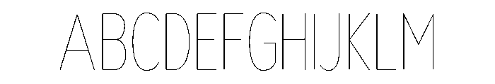 Nsai Pro Rounded Comp Hair Font UPPERCASE