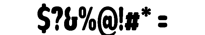 Nsai Pro Rounded Comp Heavy Font OTHER CHARS