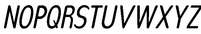 Nsai Pro Rounded Comp Ita Font UPPERCASE
