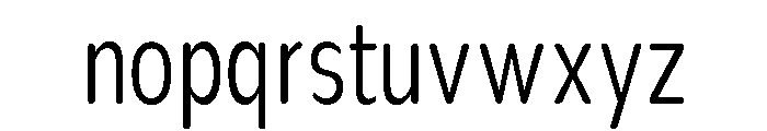 Nsai Pro Rounded Comp Light Font LOWERCASE