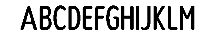 Nsai Pro Rounded Comp Med Font UPPERCASE