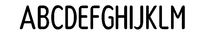 Nsai Pro Rounded Comp News Font UPPERCASE