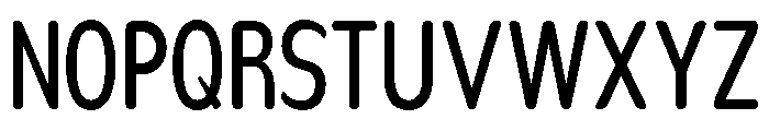 Nsai Pro Rounded Comp News Font UPPERCASE