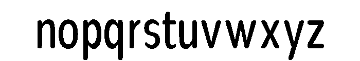 Nsai Pro Rounded Comp News Font LOWERCASE