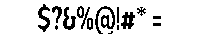 Nsai Pro Rounded Comp SemBd Font OTHER CHARS