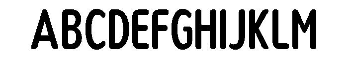 Nsai Pro Rounded Comp SemBd Font UPPERCASE