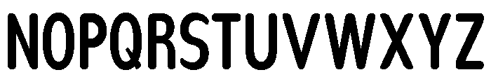 Nsai Pro Rounded Comp SemBd Font UPPERCASE