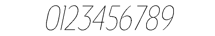 Nsai Pro Rounded Comp Thin Ita Font OTHER CHARS