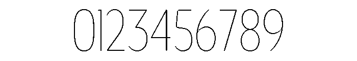 Nsai Pro Rounded Comp Thin Font OTHER CHARS