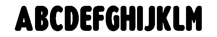 Nsai Pro Rounded Comp Ultra Font UPPERCASE