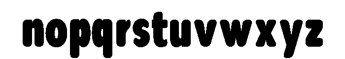 Nsai Pro Rounded Comp Ultra Font LOWERCASE