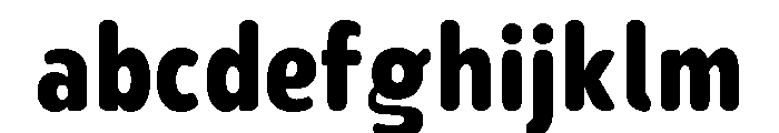 Nsai Pro Rounded Cond ExtBd FONT