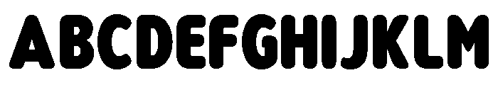 Nsai Pro Rounded Cond ExtBlk Font UPPERCASE