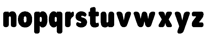 Nsai Pro Rounded Cond ExtBlk Font LOWERCASE