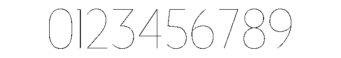 Nsai Pro Rounded Cond Hair Font OTHER CHARS