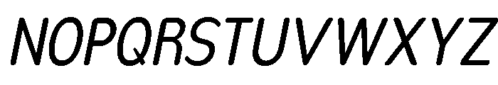 Nsai Pro Rounded Cond Ita Font UPPERCASE