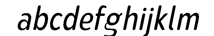 Nsai Pro Rounded Cond Ita FONT