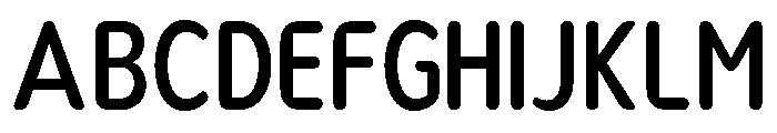 Nsai Pro Rounded Cond Med Font UPPERCASE