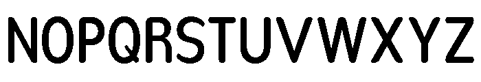 Nsai Pro Rounded Cond Med Font UPPERCASE