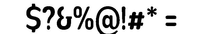 Nsai Pro Rounded Cond SemBd Font OTHER CHARS
