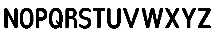 Nsai Pro Rounded Cond SemBd Font UPPERCASE