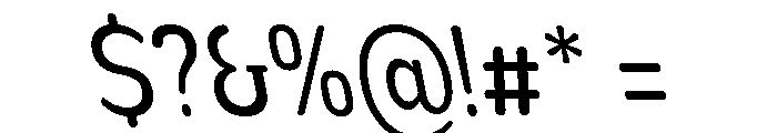 Nsai Pro Rounded Cond Slant Font OTHER CHARS