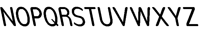 Nsai Pro Rounded Cond Slant Font UPPERCASE
