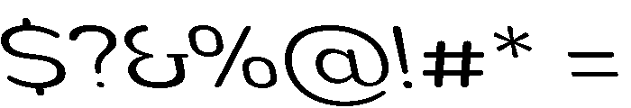 Nsai Pro Rounded Ex Lt Sla Font OTHER CHARS
