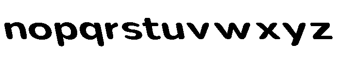 Nsai Pro Rounded Ex SmBd Sla Font LOWERCASE