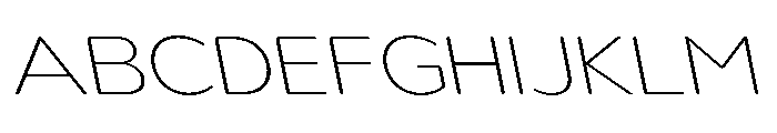 Nsai Pro Rounded Ex UL Sla Font UPPERCASE