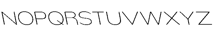 Nsai Pro Rounded Ex UL Sla Font UPPERCASE