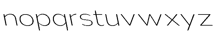 Nsai Pro Rounded Ex UL Sla Font LOWERCASE