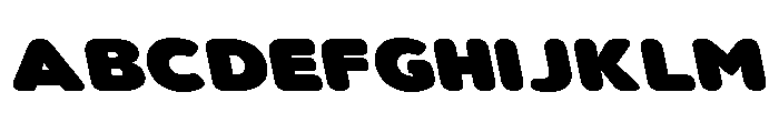 Nsai Pro Rounded Ex Ult Sla Font UPPERCASE