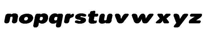 Nsai Pro Rounded Exp Black Ita Font LOWERCASE