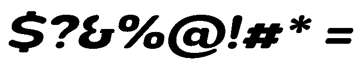 Nsai Pro Rounded Exp Bold Ita Font OTHER CHARS