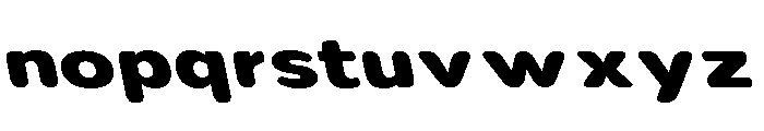 Nsai Pro Rounded Exp ExBd Sla Font LOWERCASE